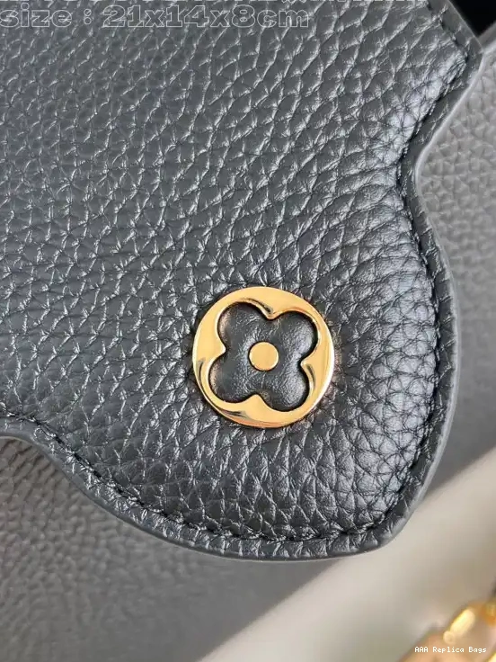 Aaa replica bags CAPUCINES VUITTON LOUIS MINI-21*14*8CM 0706
